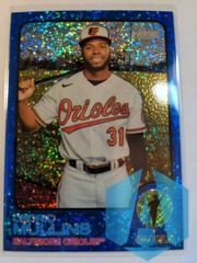 Cedric Mullins 2022 Topps Heritage Chrome Blue Sparkle #232